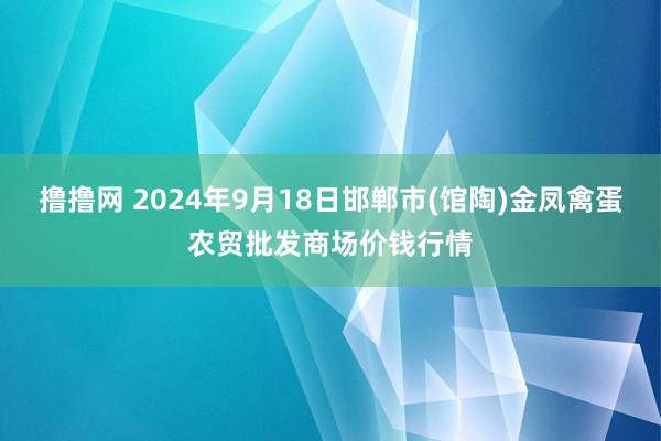 撸撸网 2024年9月18日邯郸市(馆陶)金凤禽蛋农贸批发商场价钱行情