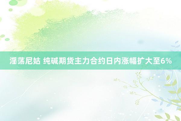 淫荡尼姑 纯碱期货主力合约日内涨幅扩大至6%