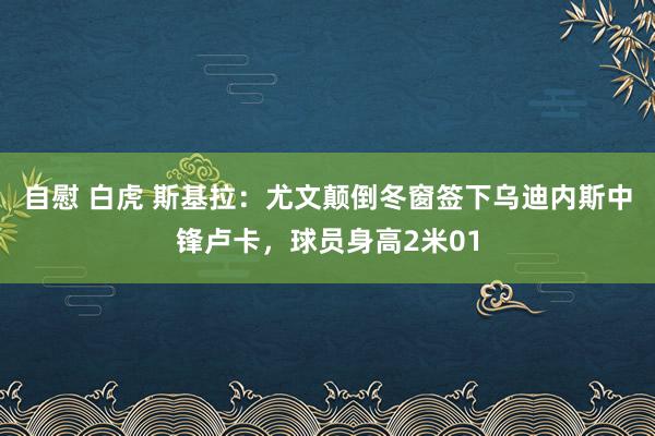 自慰 白虎 斯基拉：尤文颠倒冬窗签下乌迪内斯中锋卢卡，球员身高2米01