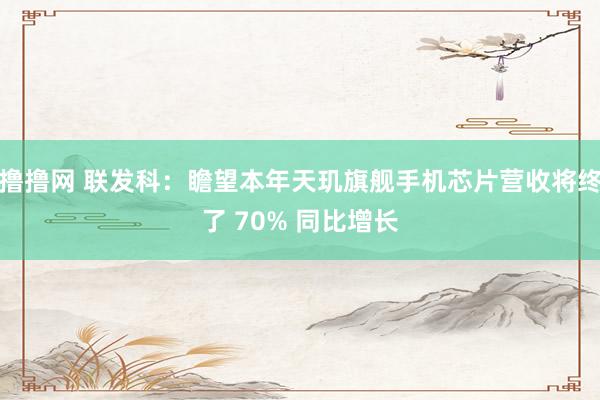 撸撸网 联发科：瞻望本年天玑旗舰手机芯片营收将终了 70% 同比增长