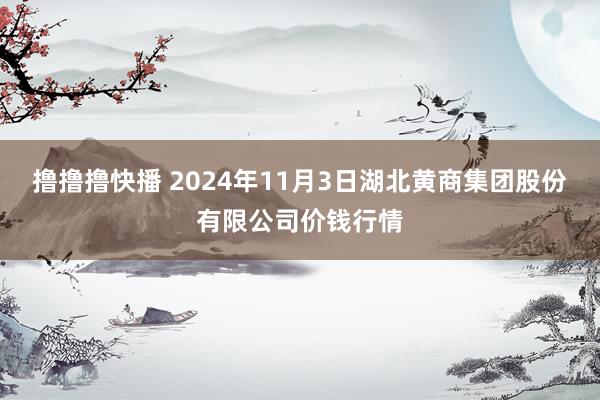 撸撸撸快播 2024年11月3日湖北黄商集团股份有限公司价钱行情