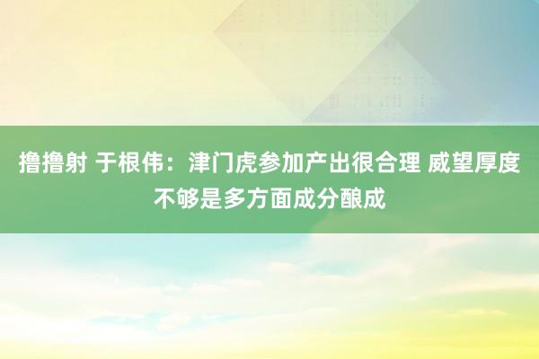 撸撸射 于根伟：津门虎参加产出很合理 威望厚度不够是多方面成分酿成