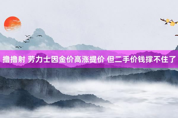 撸撸射 劳力士因金价高涨提价 但二手价钱撑不住了